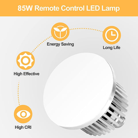 EMART energy-saving 85W bulb reduces power use during shoots.