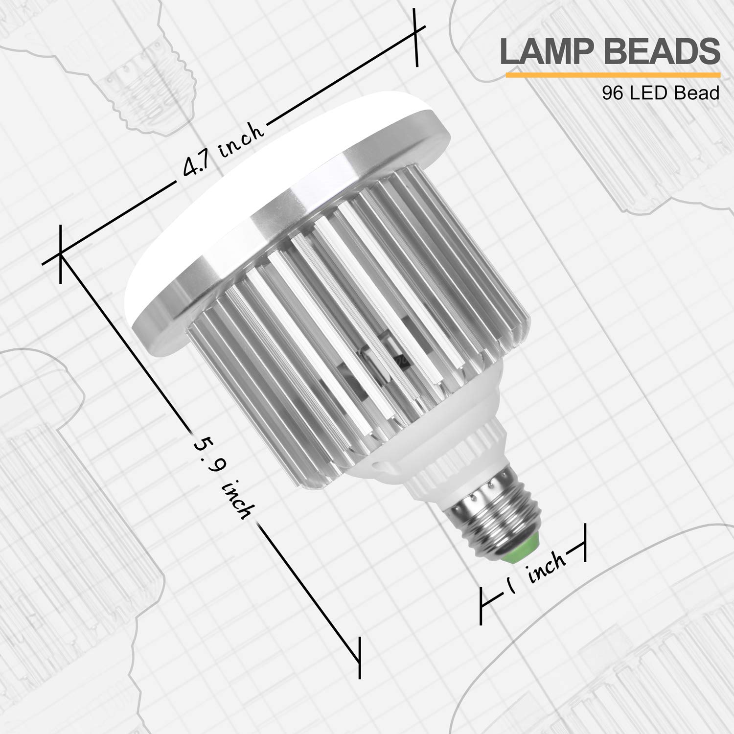 EMART bulb used with softbox lighting to illuminate studio scenes.