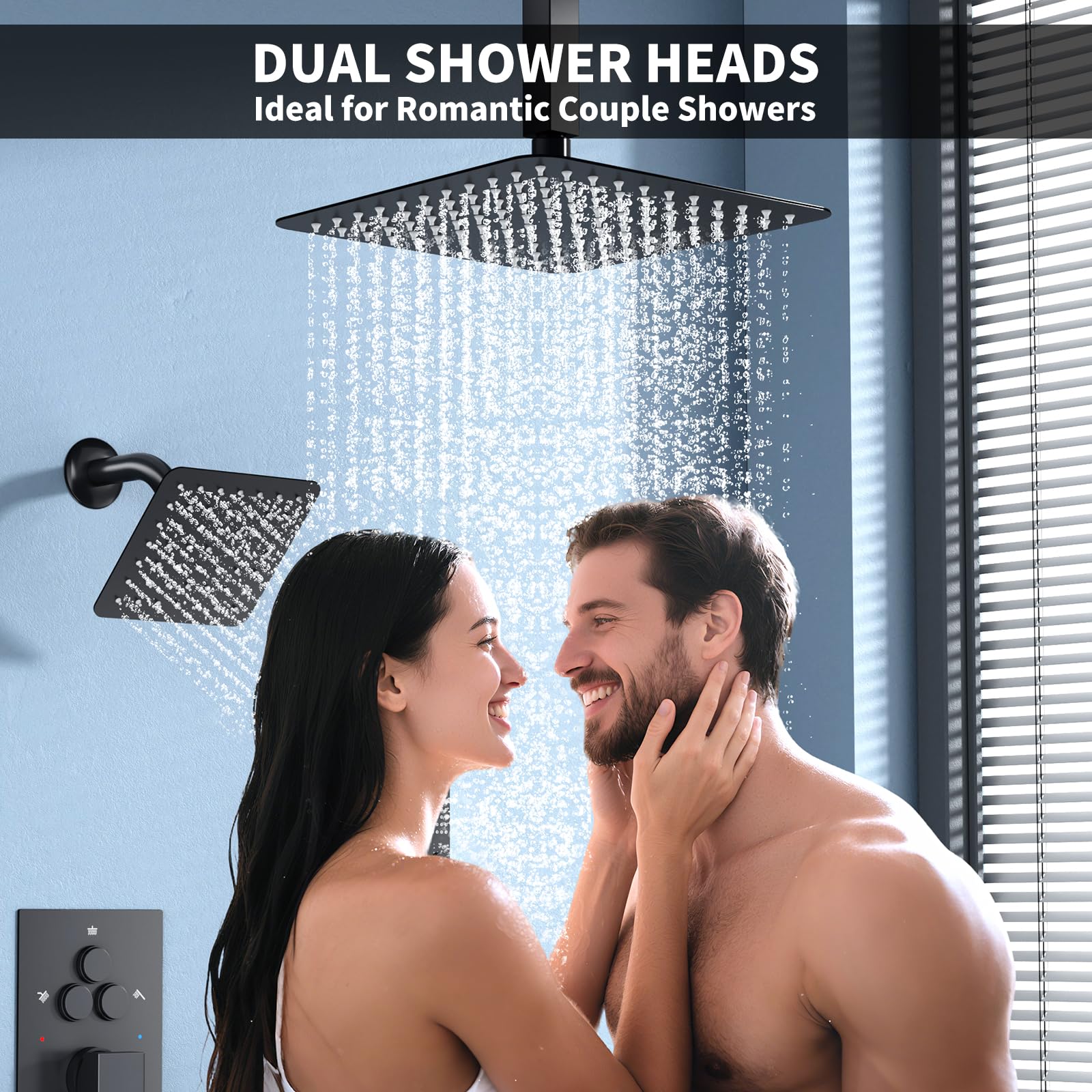 EMBATHER water-saving spray mode maintains comfort while conserving water.
