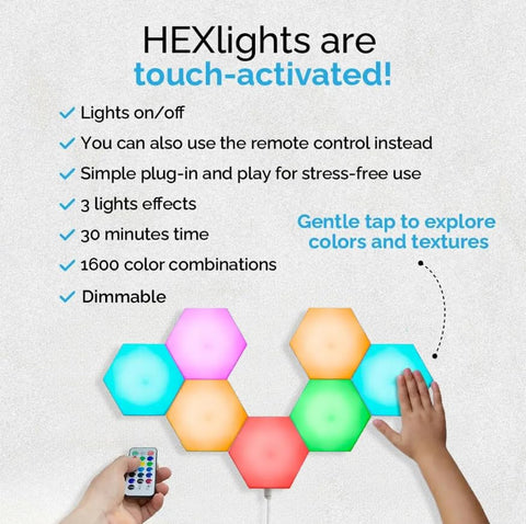 Emberela HEXlights color palette highlights 13 colors for mood and focus