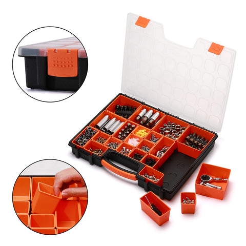 EMENTOL clear lid and latches provide quick visibility and secure storage