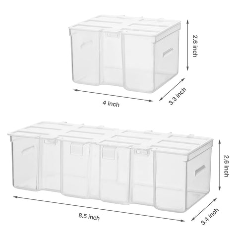 MENTOL clear lid enables fast part identification and organization.
