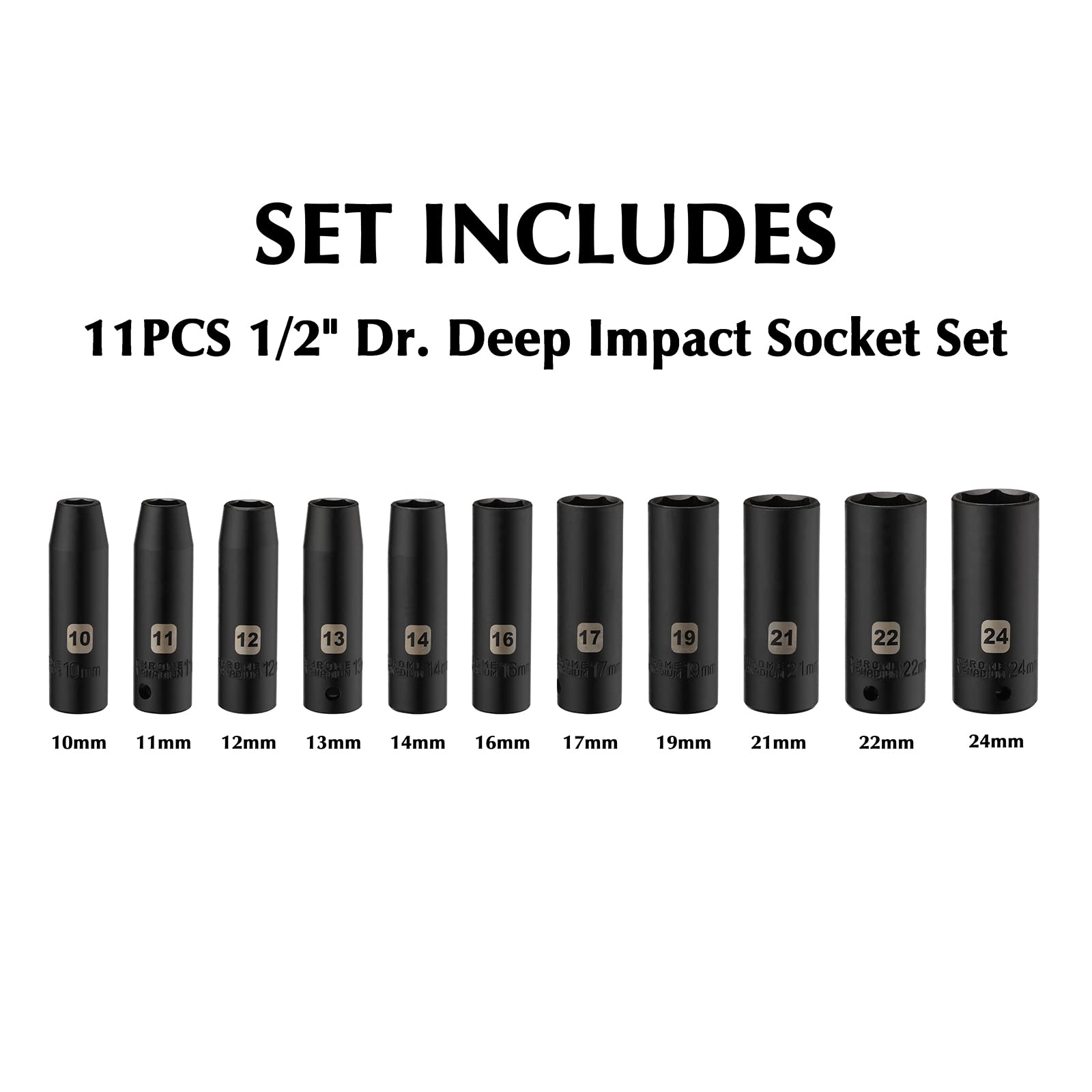 EMENTOL socket storage case keeps sockets organized and easy to grab.