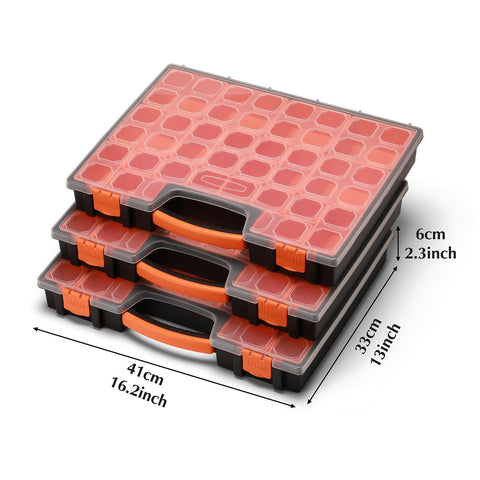 EMENTOL multi-purpose storage boxes streamline organization for hardware, craft, or tackle