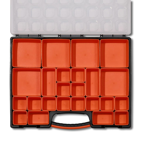 EMENTOL removable compartment trays ideal for screws, nails, and small parts