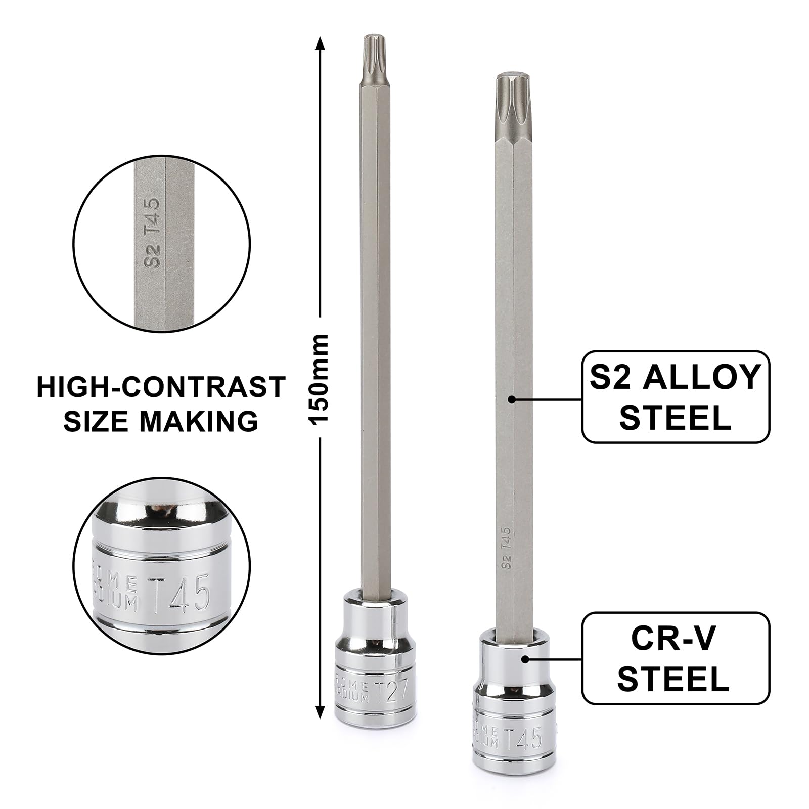 EMENTOL S2 alloy bits for precise fit and longevity.