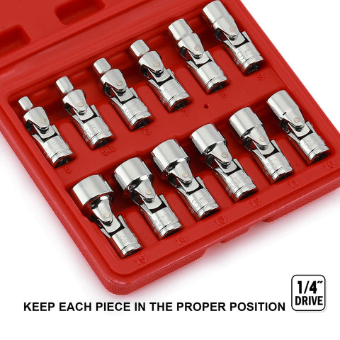 EMENTOL 13mm 6-point socket enhances grip on stubborn fasteners.