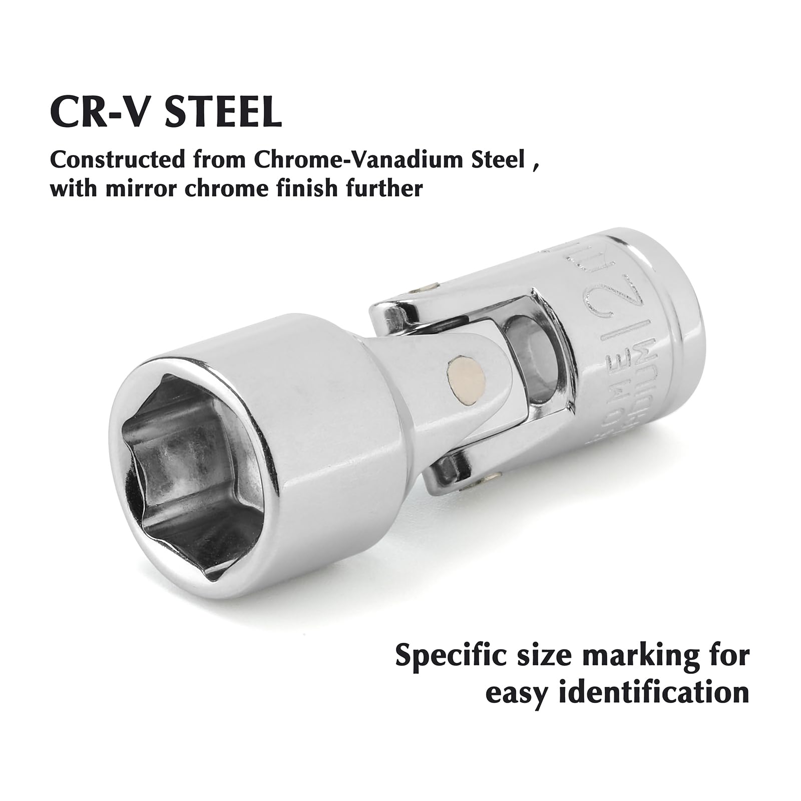 EMENTOL 9mm joint socket offers flexible reach in confined spaces.