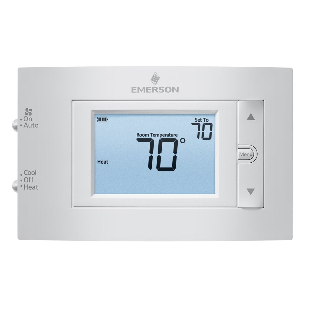 Emerson 1F83C-11NP front view with easy-to-read display for clear temperature control.