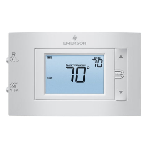 Emerson 1F83C-11NP front view with easy-to-read display for clear temperature control.