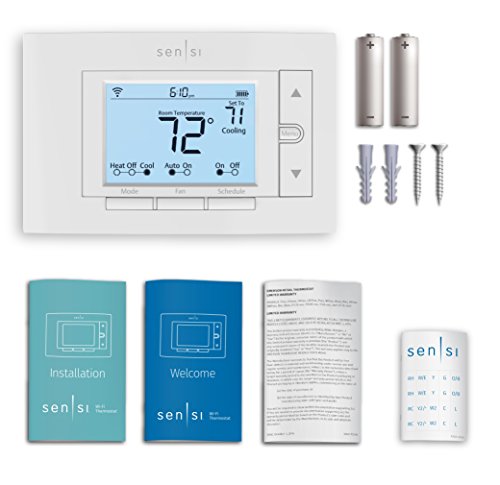 Emerson Sensi thermostat Energy Star badge signals efficiency