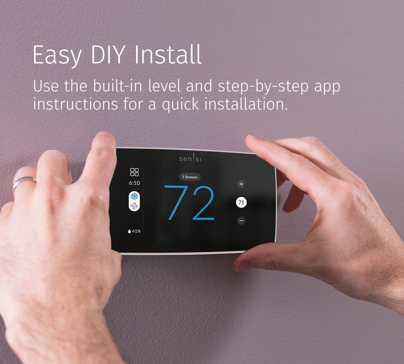 Emerson Sensi Touch 2 privacy protection highlights safe data handling.