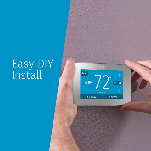 Graph indicating potential HVAC energy savings with Sensi Touch.