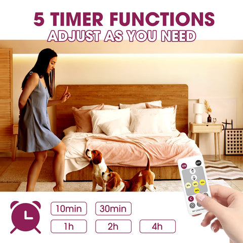 EMITEVER 14-key RF remote with timer enables easy control