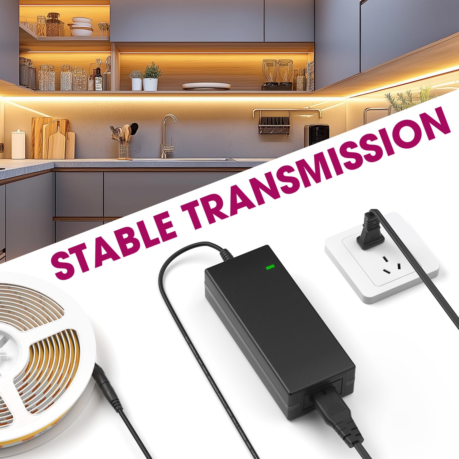 EMITEVER 24V power supply supporting CCTV cameras and small electronics