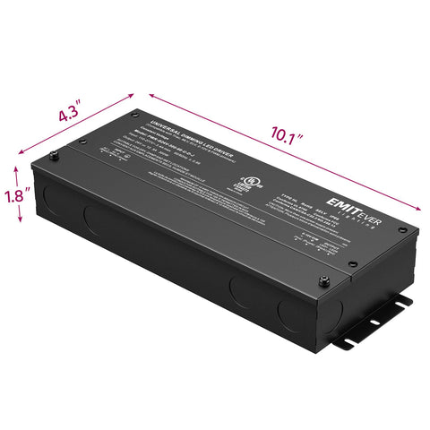 EMITEVER 300W AC-to-DC driver powering high-output LED systems reliably