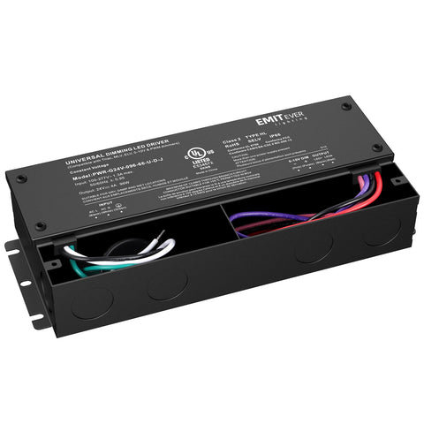EMITEVER 96W dimmable LED driver, 5-in-1 dimming versatility across controls.