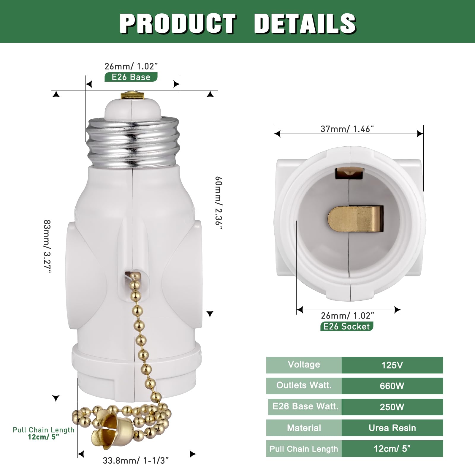 EMNOOTI Christmas lights outlet adapter simplifies seasonal decorating.