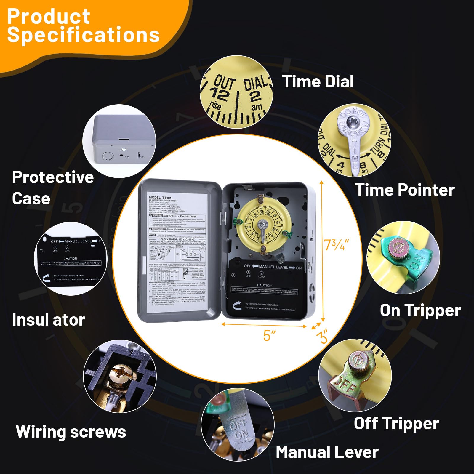 Emnrod T101 metal enclosure showing rugged design for indoor commercial use.