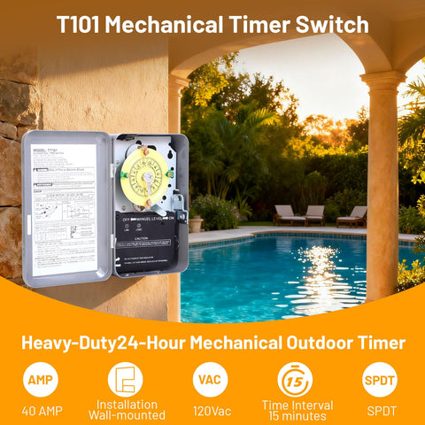 Emnrod T101 snap-on trippers for tool-free scheduling setup.