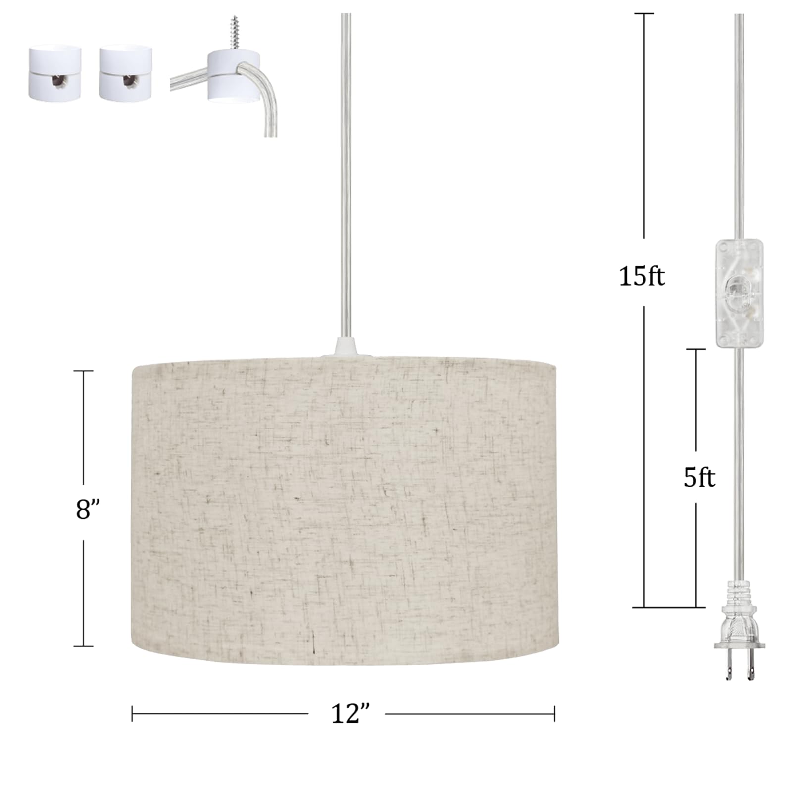 EMORLO color-changing lighting options for mood setting.