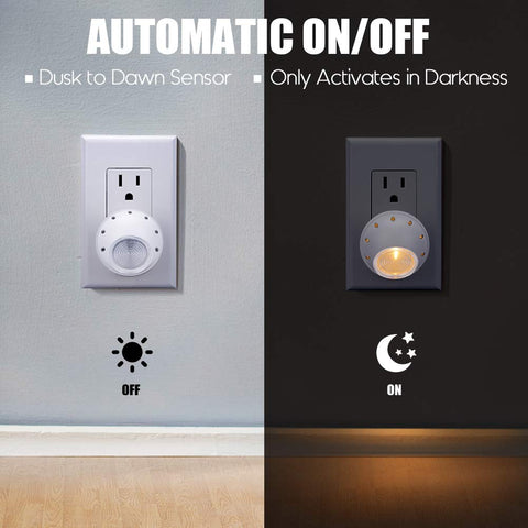 Emotionlite plug-in night light placed in living areas for cozy nighttime guidance.