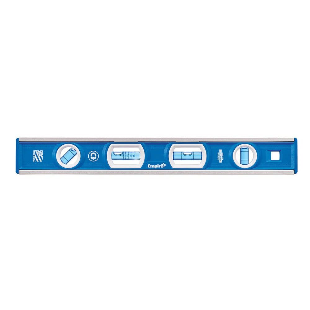Empire EM81.12 True Blue level features a rugged 12-inch aluminum frame for lasting durability