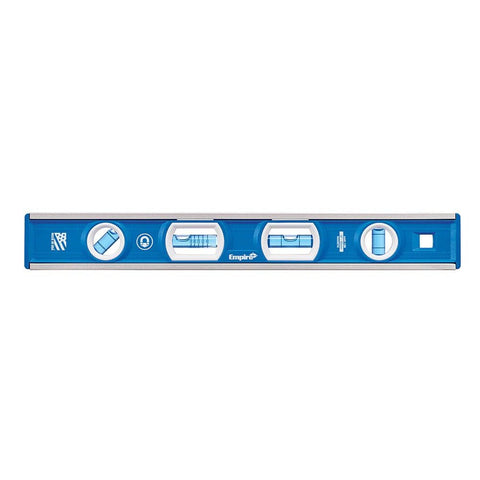 Empire EM81.12 True Blue level features a rugged 12-inch aluminum frame for lasting durability
