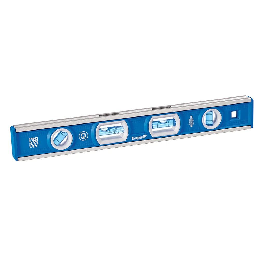 Empire EM81.12 True Blue level with magnetic edge for quick, secure alignment on jobs