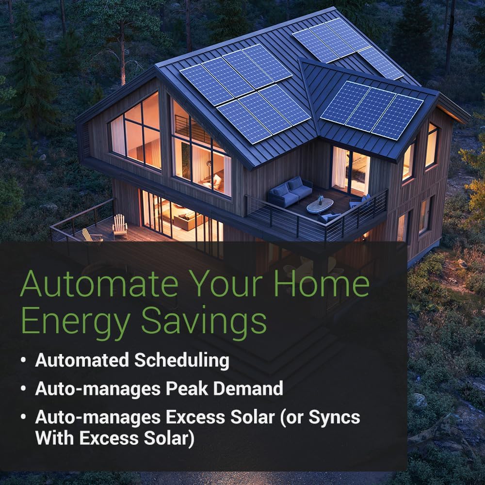 Emporia Vue 3 solar and net metering monitor displays production and feed-in data.