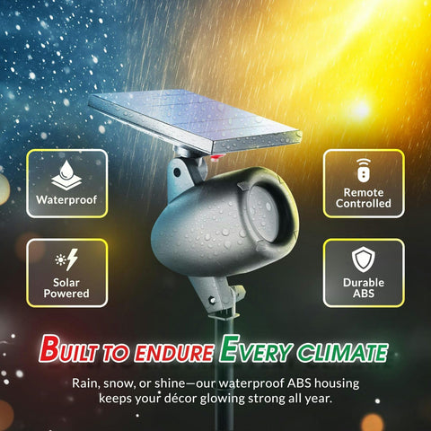 EMSON Startastic waterproof design withstands rain and snow for year-round use