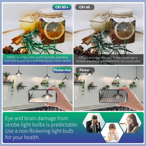 EMYMLITE 60W-equivalent LED filament pack for versatile reuse