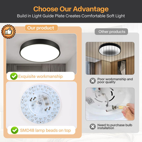 ENATECLITE bedroom lighting for warm or neutral ambience