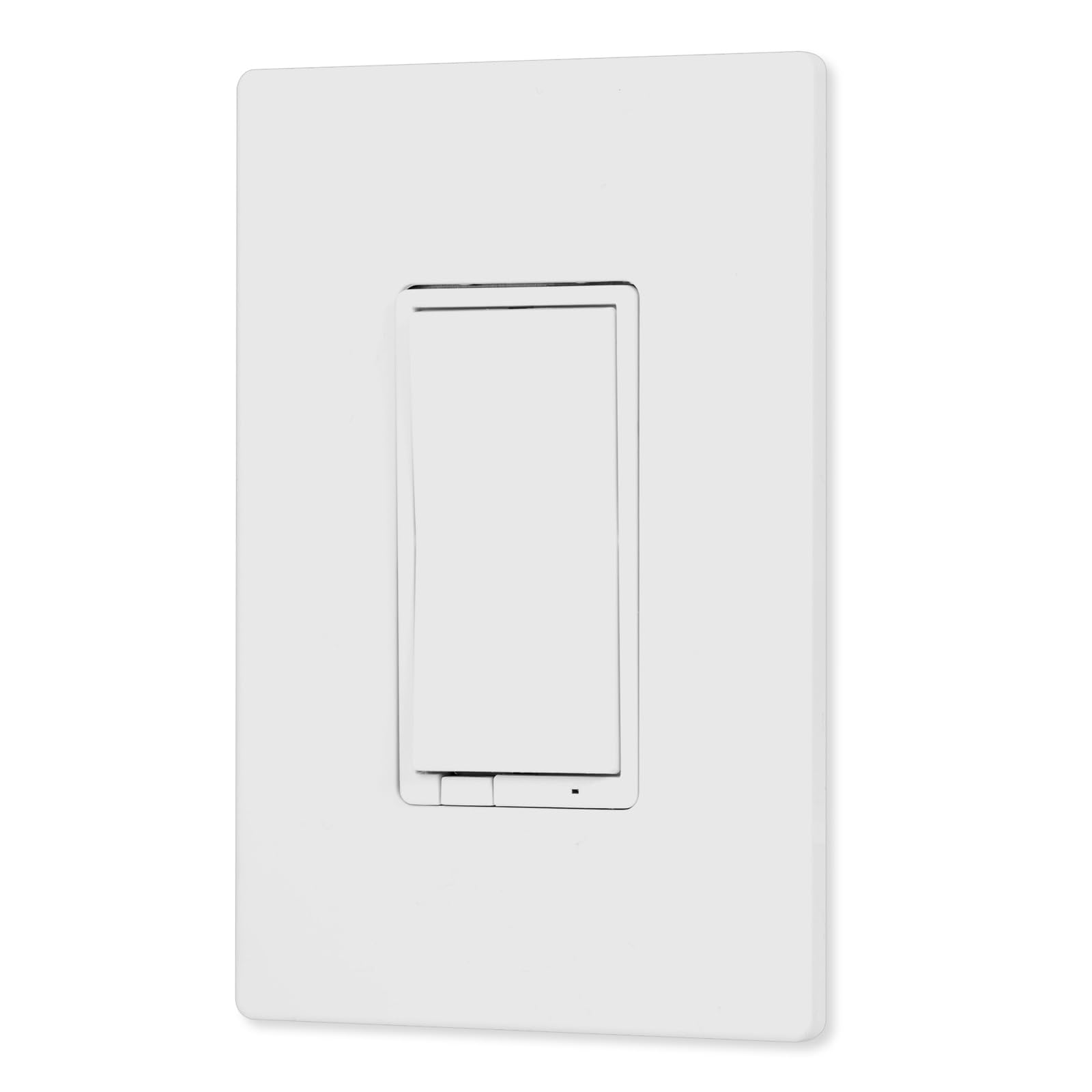 Close-up of QuickFit technology on Enbrighten 700-series dimmer for easy installation