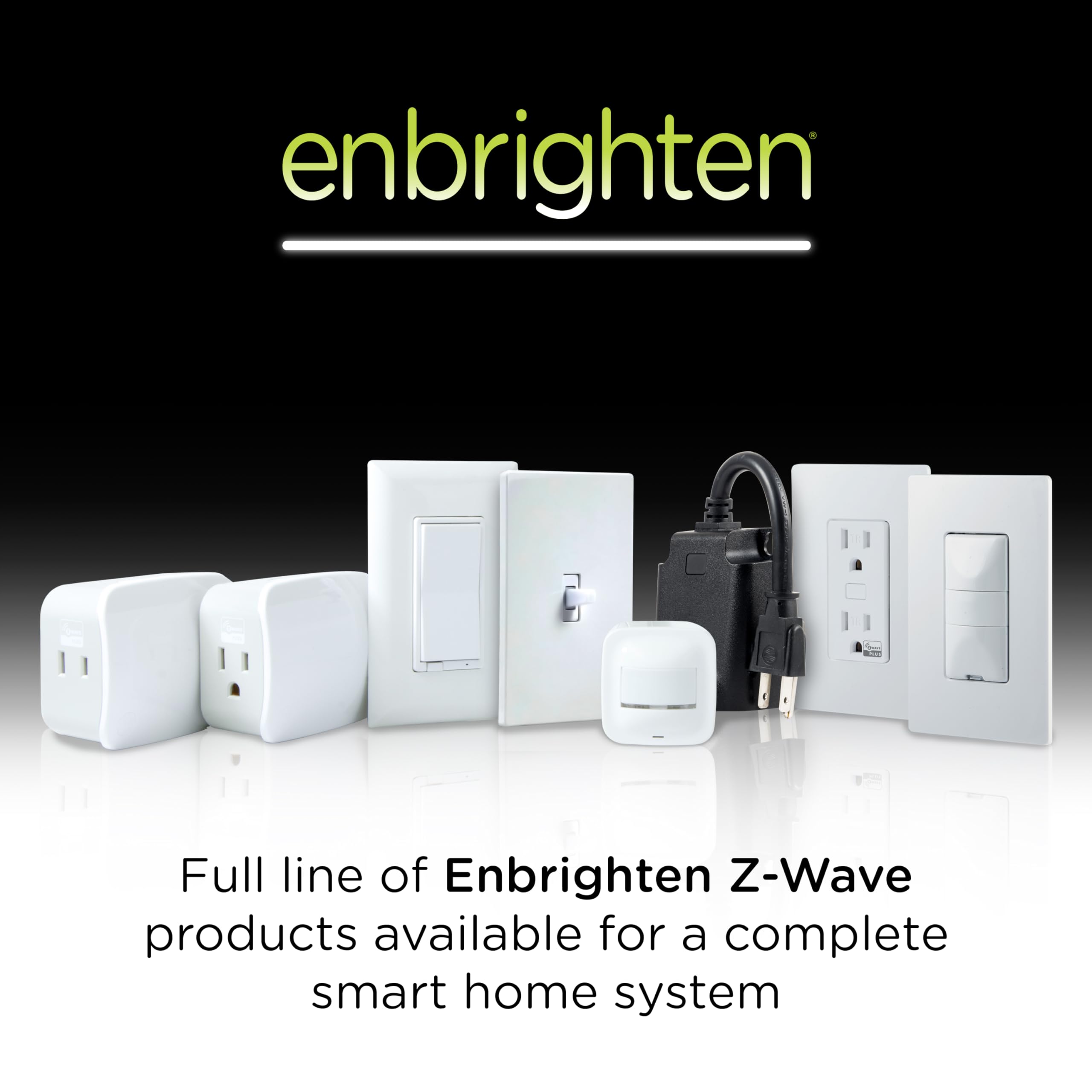 Close-up of tamper-resistant slots on Enbrighten in-wall outlet