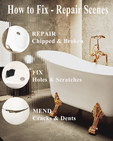Endhokn Shower Tray Repair Kit assembled emphasizes waterproof, durable repair components.