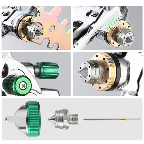 Endozer nozzle set includes 1.4, 1.7, and 2.0mm for versatile coatings.