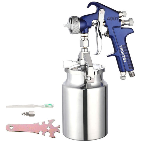 Endozer professional spray gun with blue body for smooth, even coats.