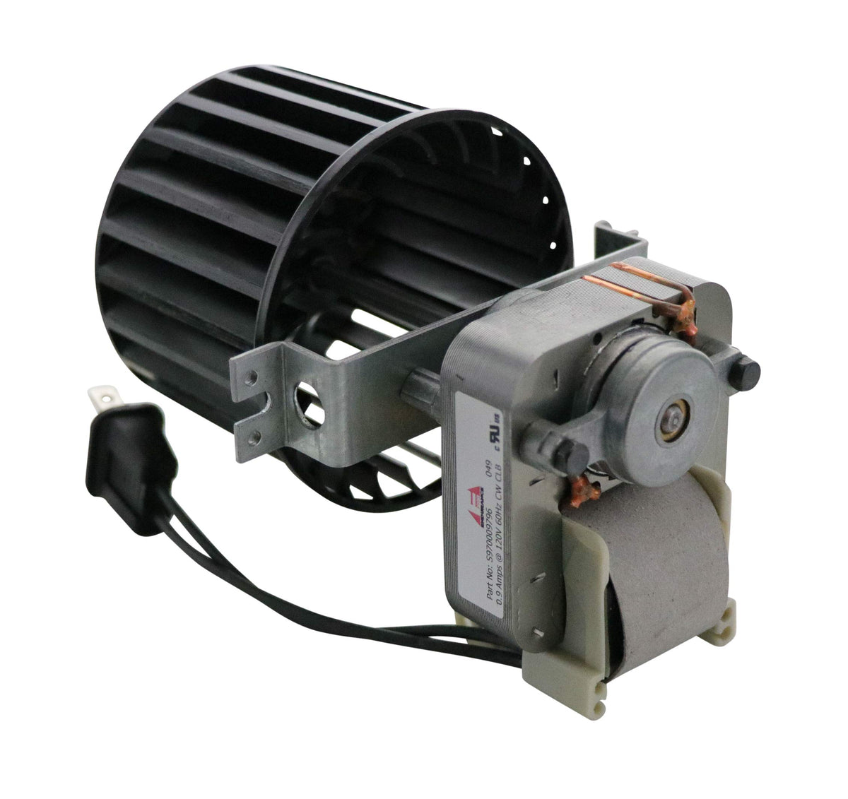 Endurance Pro bathroom fan motor close-up showing durable components for steady 70 CFM airflow