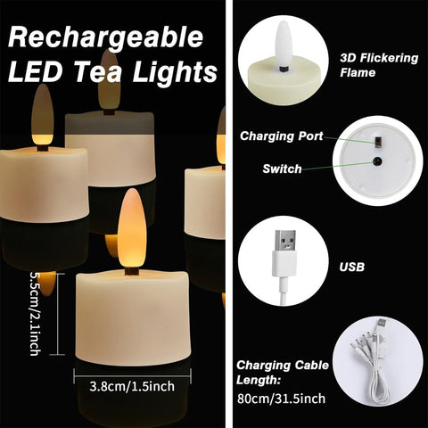 Enegg tea lights ideal for Christmas and Halloween decor accents