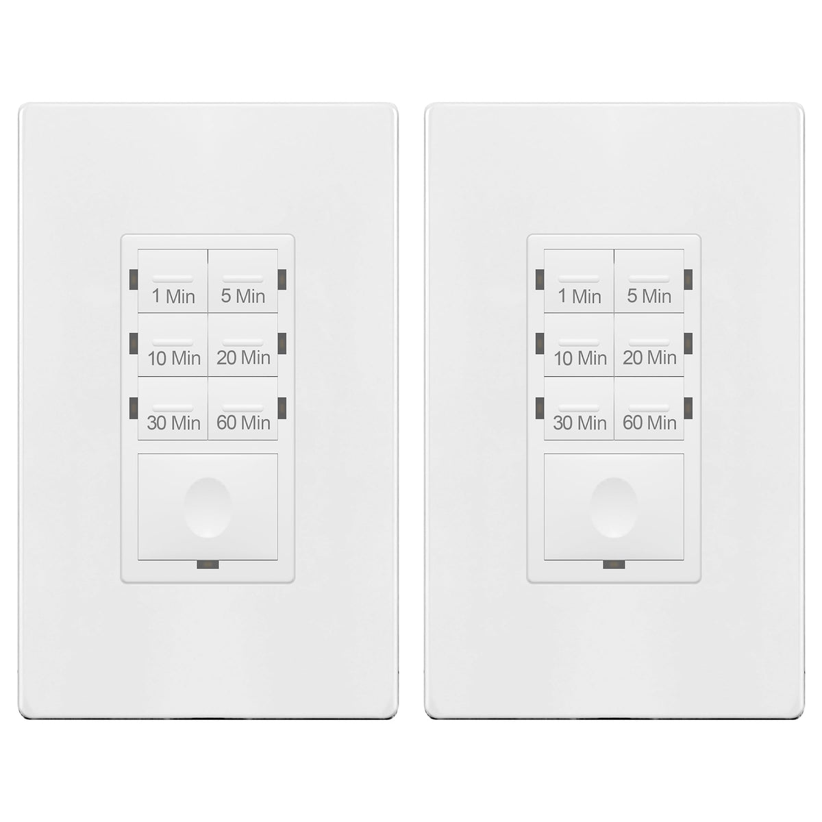 ENERLITES HET06-J6-W timer wall unit showing compact, wall-mounted control for timed operation
