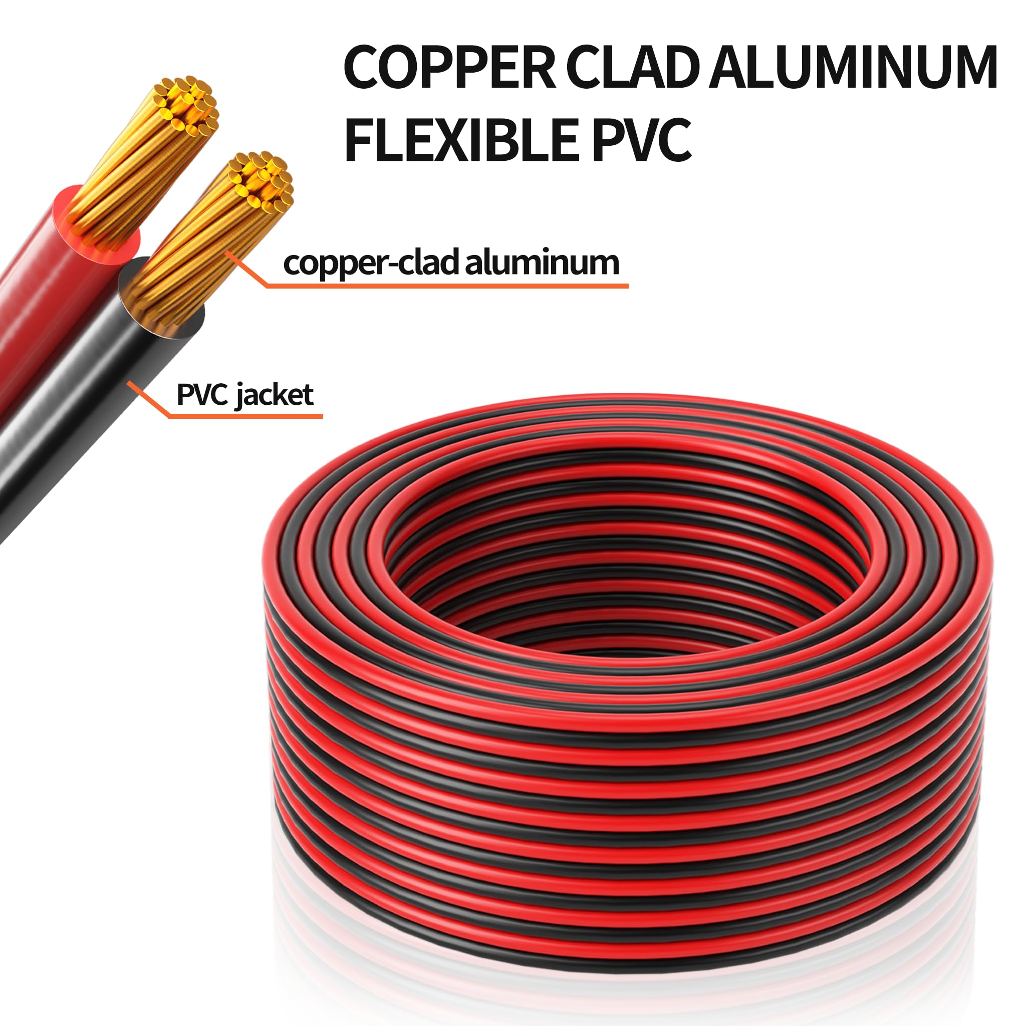 Energeaster wire rated -35°C to 105°C for indoor and outdoor use.
