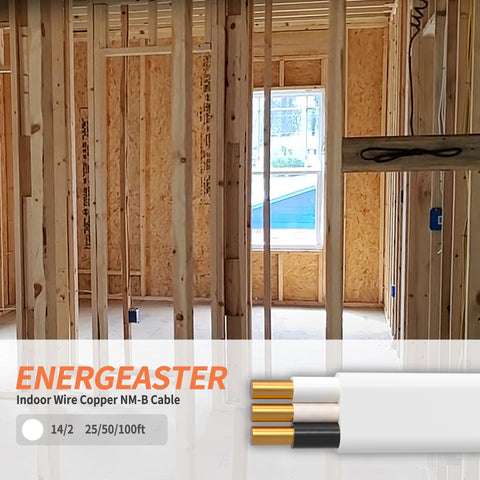 Energeaster two-conductor 14ga copper wire suitable for branch circuits.