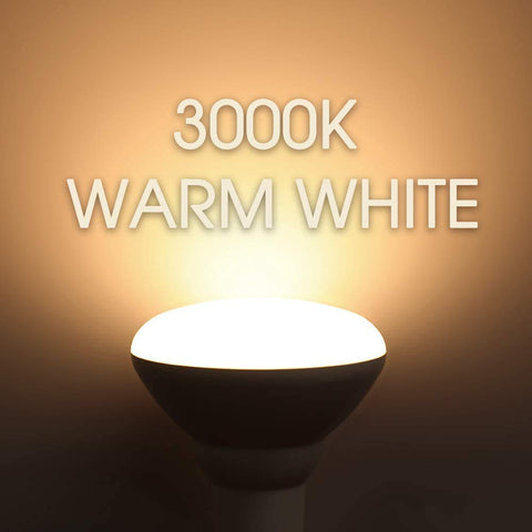 Energetic BR30 LED recessed bulbs shown in ceiling-can setup for quick upgrades.