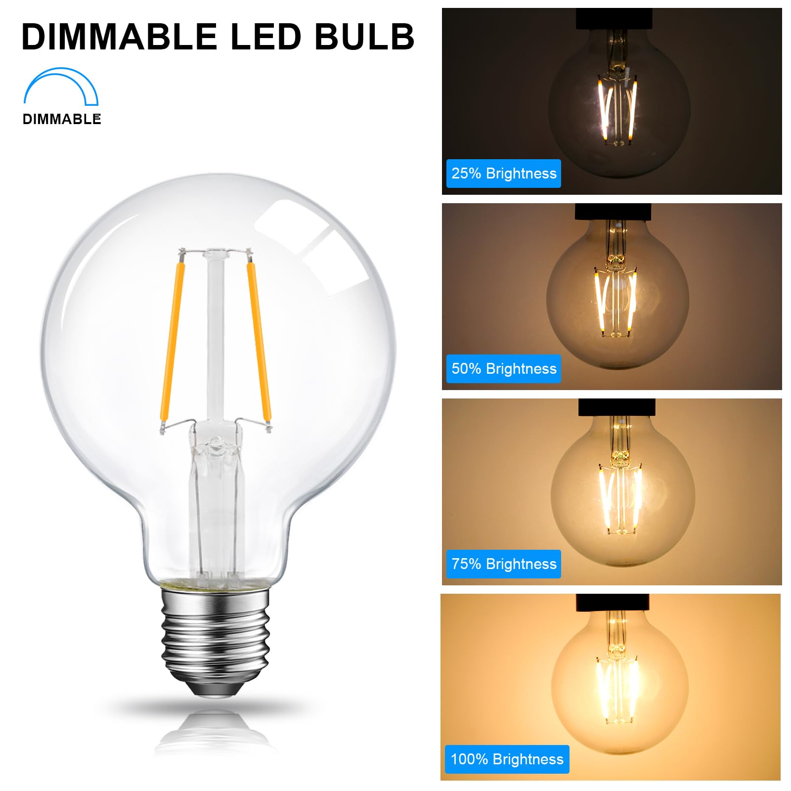 Energetic Lighting 2700K soft white LED bulb delivers cozy, inviting light