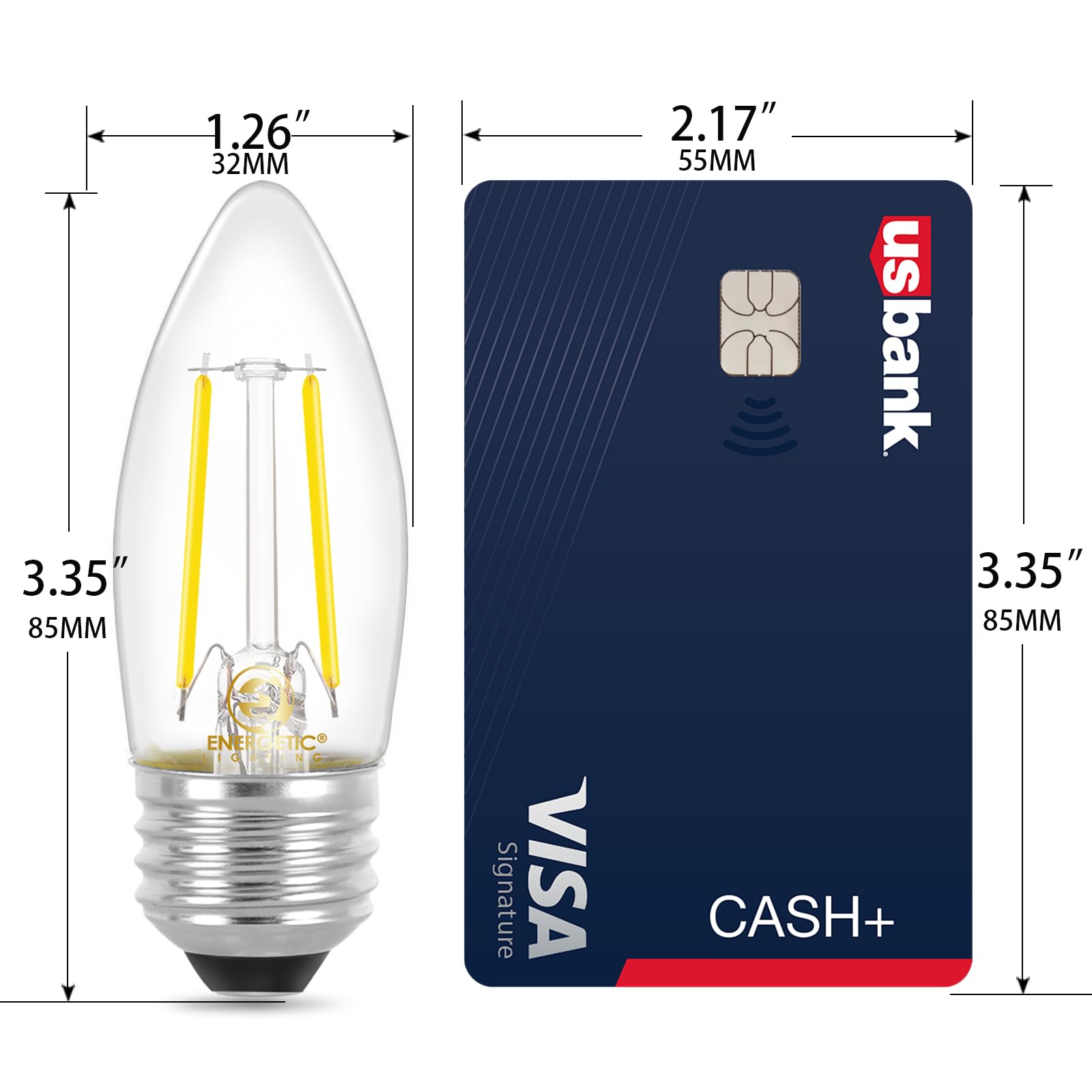 Energetic Lighting 5000K daylight glow enhances bright spaces