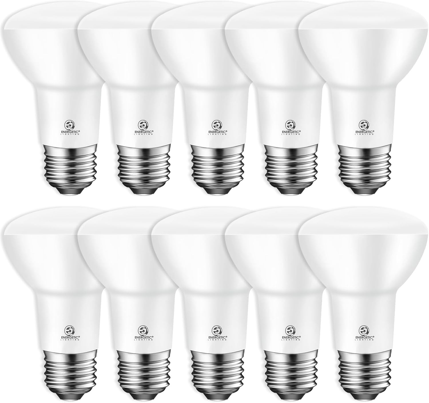 Energetic Lighting BR20 bulb packaging enables quick ceiling light upgrade.