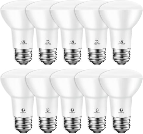 Energetic Lighting BR20 bulb packaging enables quick ceiling light upgrade.