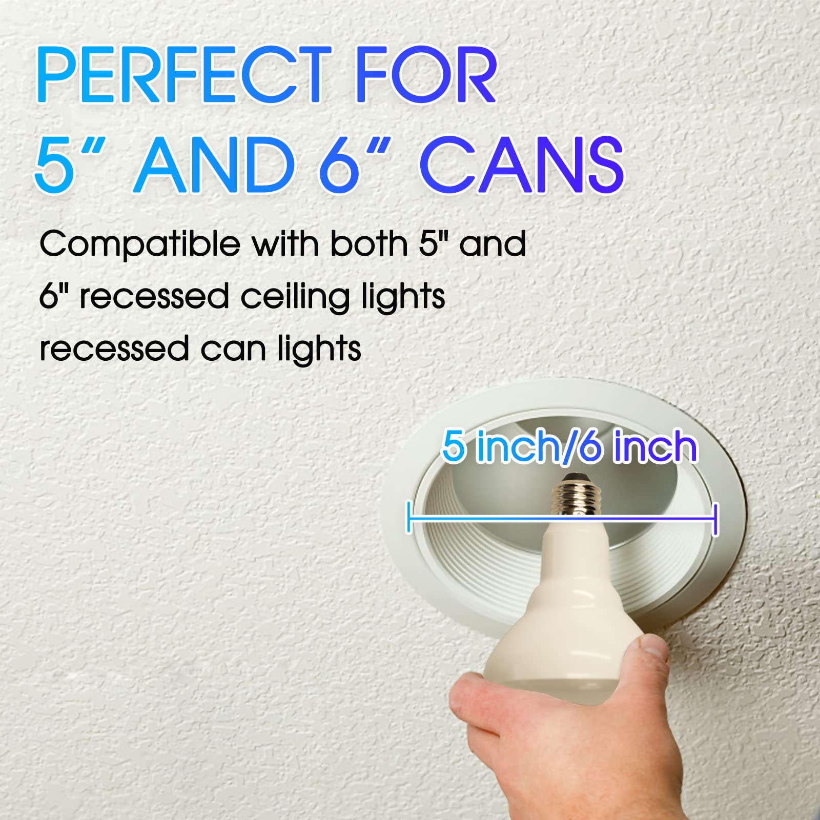 Energetic Lighting BR30 high-CRI 90 preserves true colors in daily scenes.