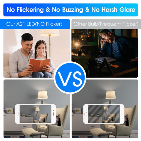 Energetic Lighting damp-rated bulbs for bathrooms and porches